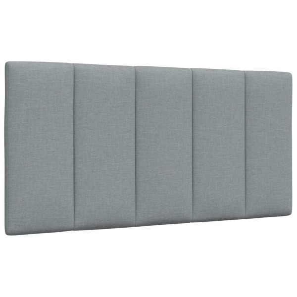 Poduszka na wezgłowie Szary 100 cm Tkanina vidaXL 497613