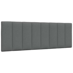 Poduszka na wezgłowie Szary 120 cm Tkanina vidaXL 497637 Poduszka na wezgłowie Szary 120 cm Tkanina vidaXL 497637