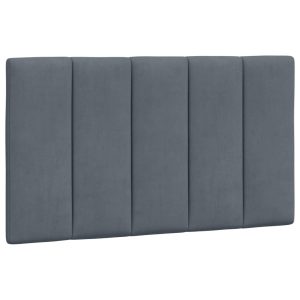 Poduszka na wezgłowie Szary 80 cm Aksamit vidaXL 497314 Poduszka na wezgłowie Szary 80 cm Aksamit vidaXL 497314