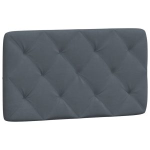 Poduszka na wezgłowie Szary 80 cm Aksamit vidaXL 497365 Poduszka na wezgłowie Szary 80 cm Aksamit vidaXL 497365