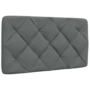 Poduszka na wezgłowie Szary 80 cm Tkanina vidaXL 497542 Poduszka na wezgłowie Szary 80 cm Tkanina vidaXL 497542