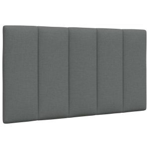 Poduszka na wezgłowie Szary 80 cm Tkanina vidaXL 497555 Poduszka na wezgłowie Szary 80 cm Tkanina vidaXL 497555