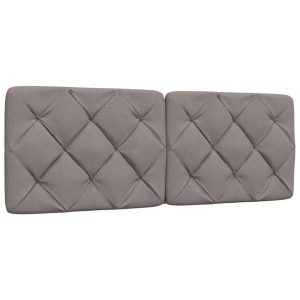 Poduszka na wezgłowie Taupe 120 cm Tkanina vidaXL 497450 Poduszka na wezgłowie Taupe 120 cm Tkanina vidaXL 497450