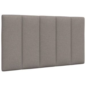Poduszka na wezgłowie Taupe 90 cm Tkanina vidaXL 497137 Poduszka na wezgłowie Taupe 90 cm Tkanina vidaXL 497137