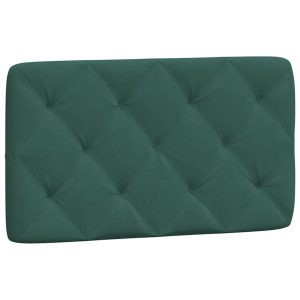 Poduszka na wezgłowie Zielony 80 cm Aksamit vidaXL 497108