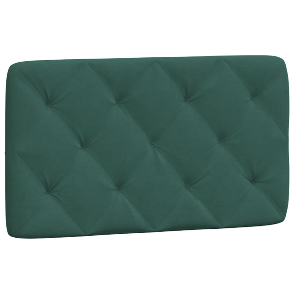 Poduszka na wezgłowie Zielony 80 cm Aksamit vidaXL 497108
