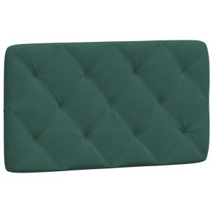 Poduszka na wezgłowie Zielony 90 cm Aksamit vidaXL 497571