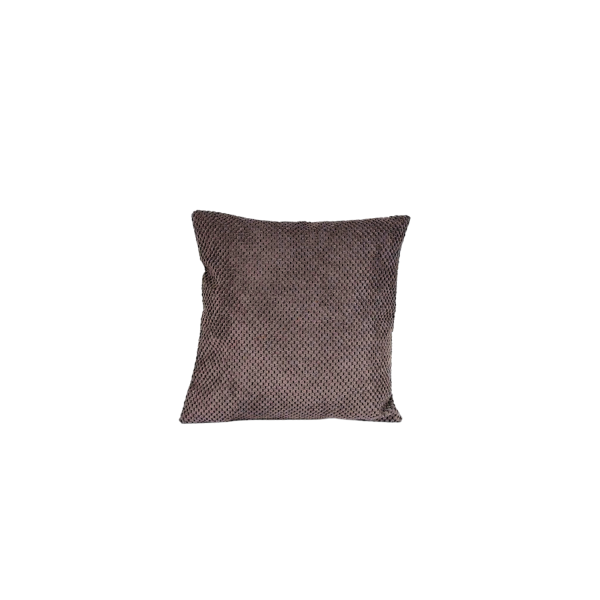 Poduszka ozdobna 40x40 Zefir dot Brązowy Velvet 1017910