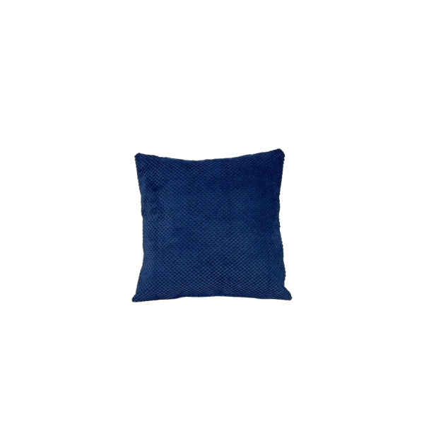 Poduszka ozdobna 40x40 Zefir dot Granatowy Velvet 1017896