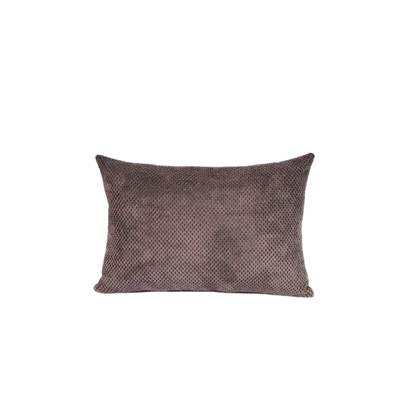 Poduszka ozdobna 60x40 Zefir dot Brązowy Velvet 1016061