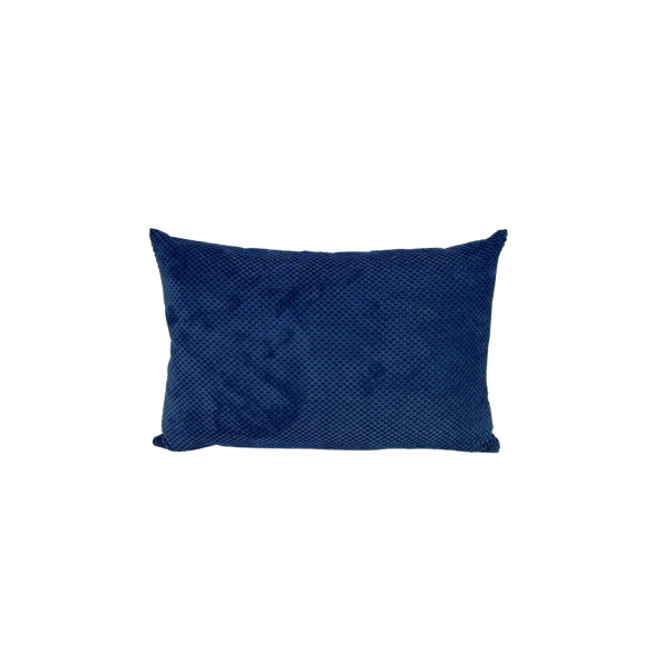 Poduszka ozdobna 60x40 Zefir dot Granatowy Velvet 1016063