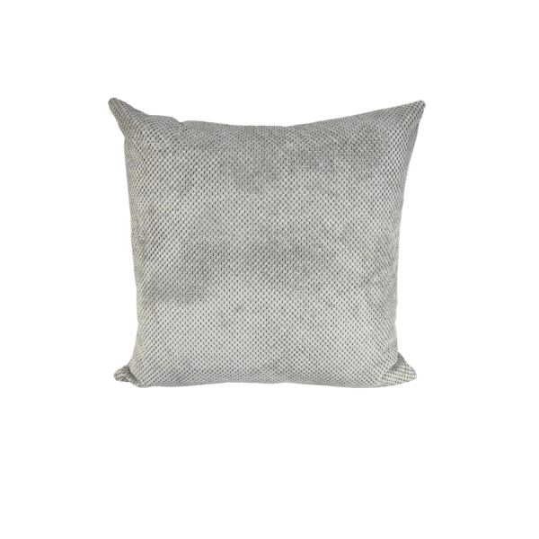 Poduszka ozdobna 60x60 Zefir dot Jasny szary Velvet 1017364