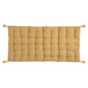 PODUSZKA PODŁOGOWA Otto 60x120cm ŻÓŁTA styl boho z frędzlami 677760