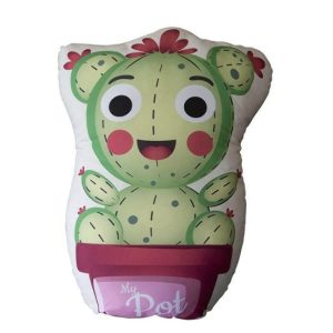 Poduszka przytulanka 40×40 My Pot Kaktus zielono-różowy 965998 Poduszka przytulanka 40×40 My Pot Kaktus zielono-różowy 965998