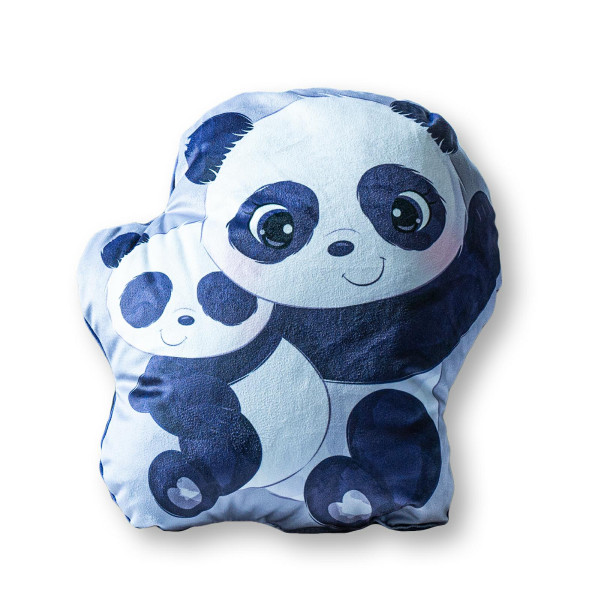 Poduszka przytulanka Kształtka 33x22 021 Panda biała czarna 1065963