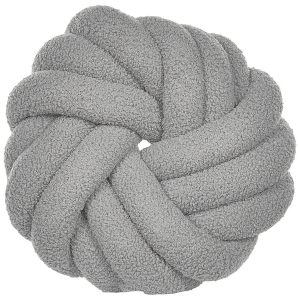 Poduszka supeł boucle 31 x 31 szara 64259 Poduszka supeł boucle 31 x 31 szara 64259