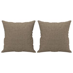 Poduszka Taupe Tkanina vidaXL 411493 Poduszka Taupe Tkanina vidaXL 411493