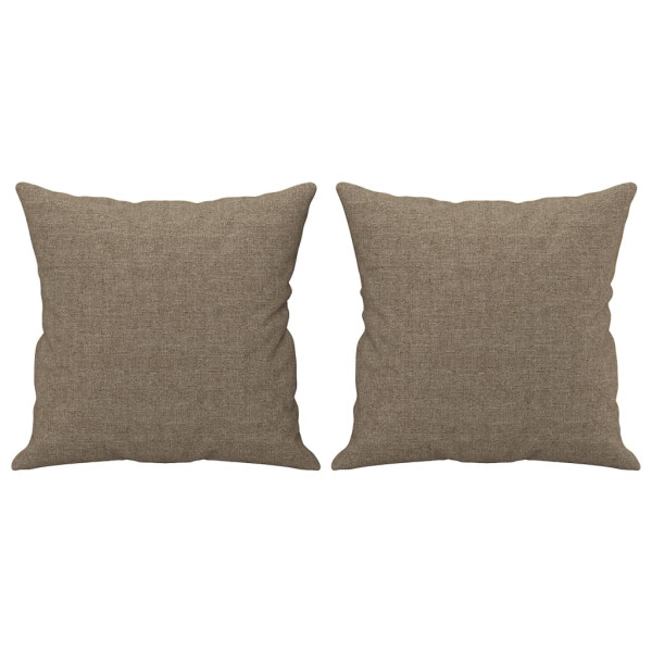 Poduszka Taupe Tkanina vidaXL 411493