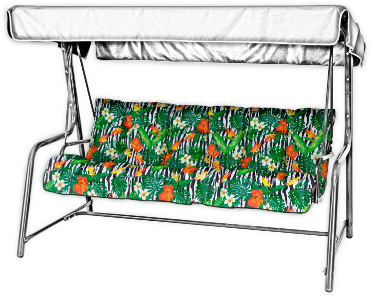 Poduszki na huśtawkę ogrodową FLORA 150 cm 363 290733