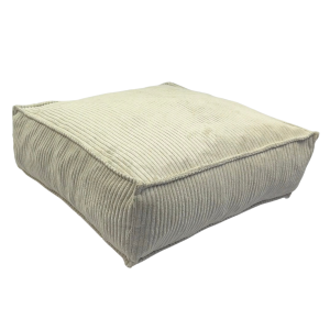 Poduszko pufa duża Poso Jasny beżowy Sztruks 1015218 Poduszko pufa duża Poso Jasny beżowy Sztruks 1015218