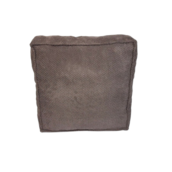 Poduszko pufa duża Zefir dot Brązowy Velvet 1015195