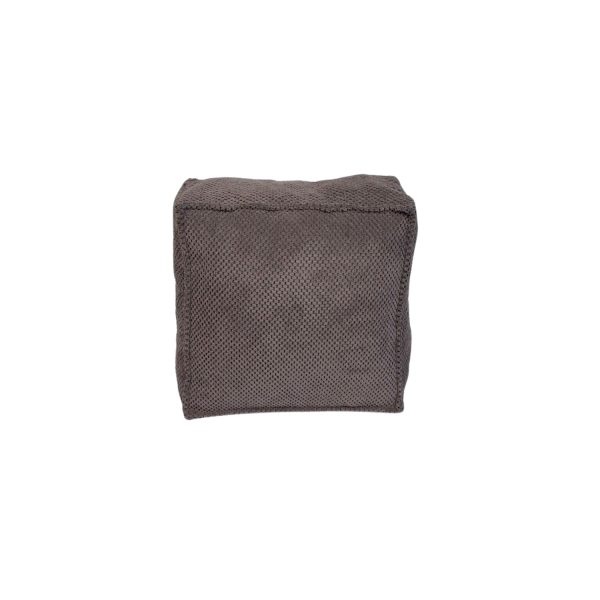 Poduszko pufa mała Zefir dot Brązowy Velvet 1015219