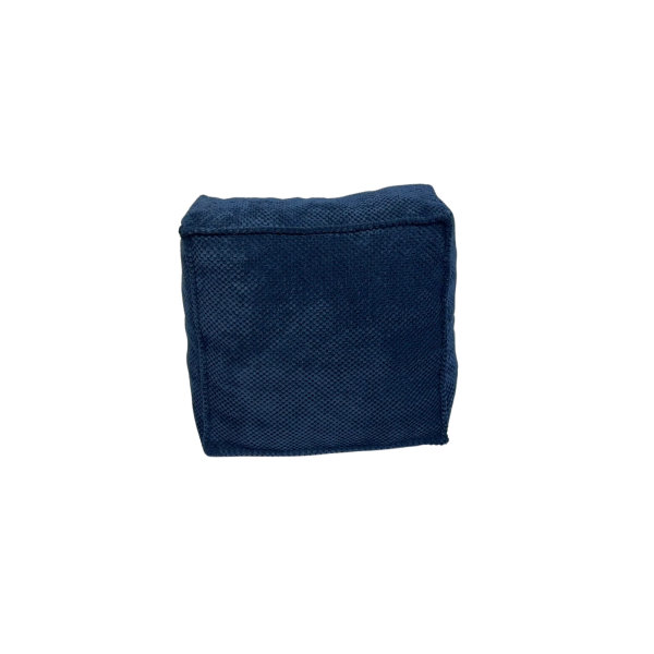 Poduszko pufa mała Zefir dot Granatowy Velvet 1015191