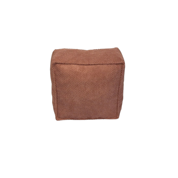 Poduszko pufa mała Zefir dot Różowy Velvet 1015215