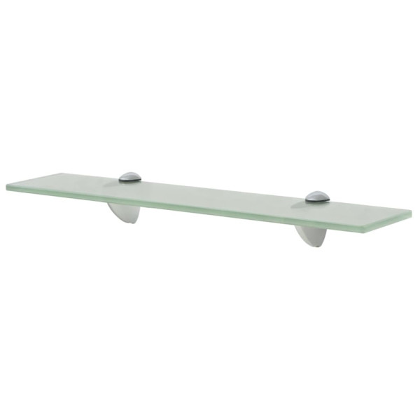 Podwieszana półka Przezroczysta 50 x 10 cm Szkło vidaXL 117327