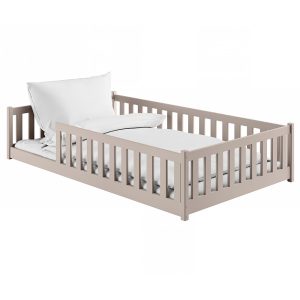 Podwójne łóżko kojec z barierkami ochronnymi OTIS 120×200 kaszmir 869102 Podwójne łóżko kojec z barierkami ochronnymi OTIS 120×200 kaszmir 869102