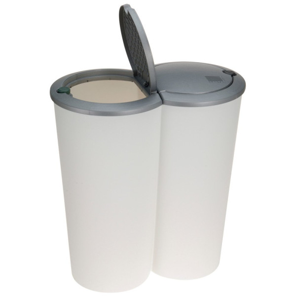 Podwójny kosz na śmieci - 2 x 25 l 348149