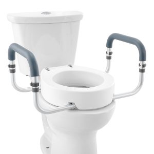 Podwyższona Deska Toaletowa Nasadka z Podłokietnikami 9cm Udźwig 136kg 807529