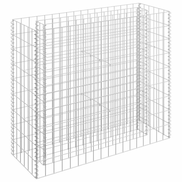 Podwyższona donica gabionowa galwanizowana stal 90x30x90 cm 944828