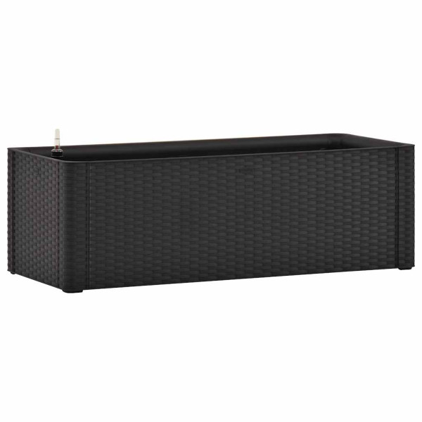 Podwyższona donica z systemem podlewania antracyt 100x43x33cm 933157