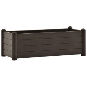 Podwyższona rabatka Antracyt 100 x 43 x 35 cm vidaXL 564445 Podwyższona rabatka Antracyt 100 x 43 x 35 cm vidaXL 564445