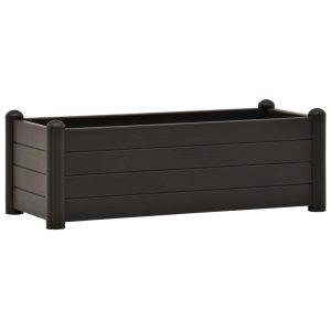 Podwyższona rabatka Antracyt 100 x 43 x 35 cm vidaXL 563321 Podwyższona rabatka Antracyt 100 x 43 x 35 cm vidaXL 563321