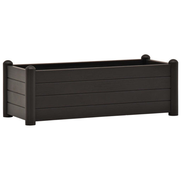Podwyższona rabatka Antracyt 100 x 43 x 35 cm vidaXL 563321