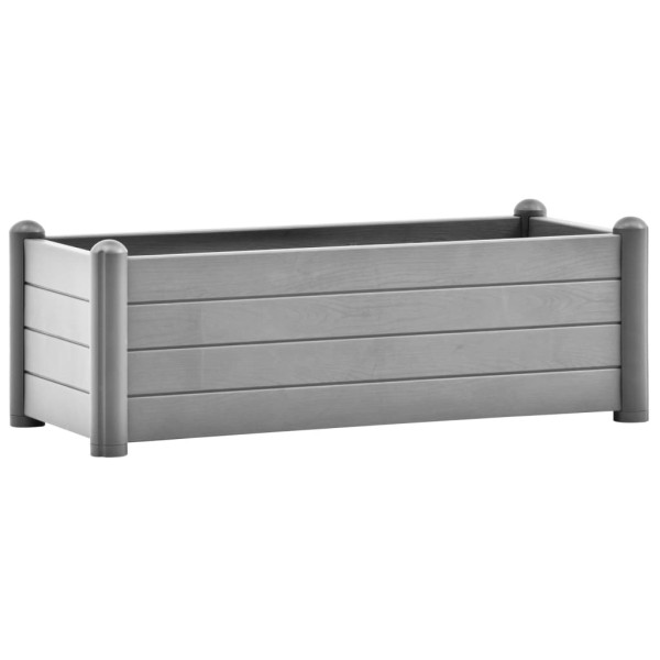 Podwyższona rabatka Szary 100 x 43 x 35 cm vidaXL 564198