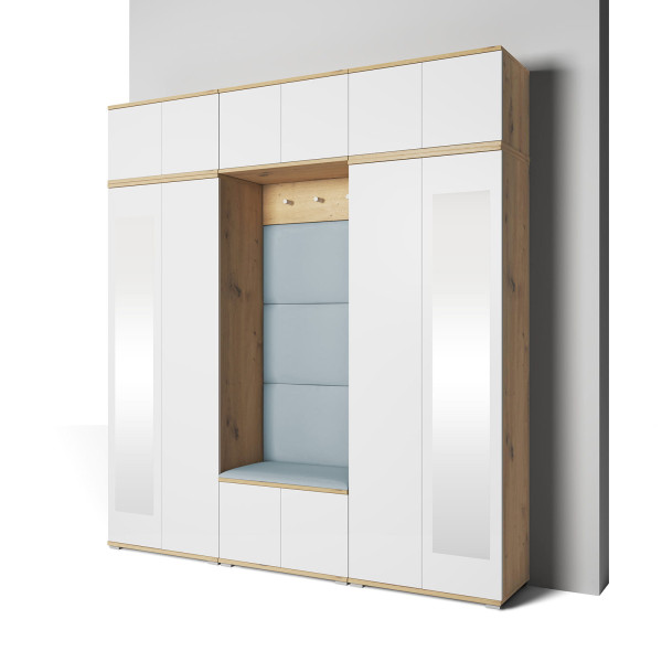 Pojemna Garderoba Aura wersja 4 Trinity 22 dąb Artisan/biały 648277