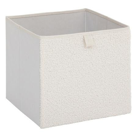 POJEMNIK DO PRZECHOWYWANIA Boucle 31x31x31 cm biały 487850