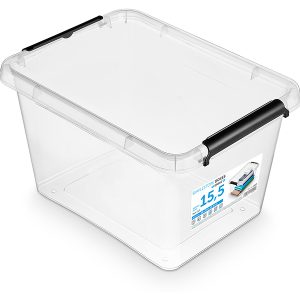 Pojemnik do przechowywania Simple 15,5 l transparentny 47080 Pojemnik do przechowywania Simple 15,5 l transparentny 47080