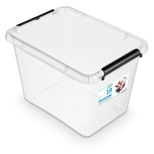 Pojemnik do przechowywania Simple 19 l transparentny 40059 Pojemnik do przechowywania Simple 19 l transparentny 40059
