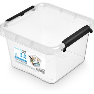 Pojemnik do przechowywania Simple 3 l transparentny 47077 Pojemnik do przechowywania Simple 3 l transparentny 47077