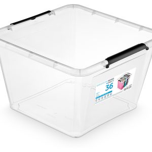 Pojemnik do przechowywania Simple 36 l transparentny 57370 Pojemnik do przechowywania Simple 36 l transparentny 57370