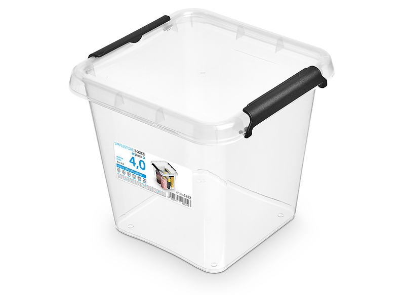Pojemnik do przechowywania Simple 4 l transparentny 47078