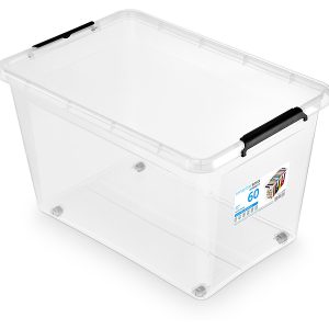 Pojemnik do przechowywania Simple 60 l transparentny 47082 Pojemnik do przechowywania Simple 60 l transparentny 47082