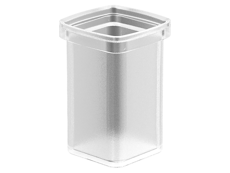 Pojemnik do szczotki WC szkło matowe Stella 74601
