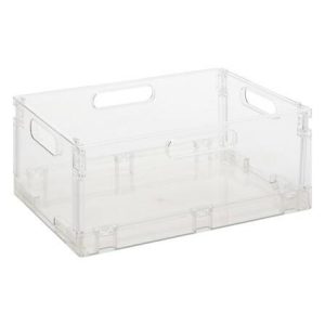 Pojemnik fold`n box składany 22l plastikowy transparentny 718323 Pojemnik fold`n box składany 22l plastikowy transparentny 718323