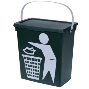 Pojemnik Kosz na śmieci 12L Zamykany Odpady BIO zielony 386523 Pojemnik Kosz na śmieci 12L Zamykany Odpady BIO zielony 386523