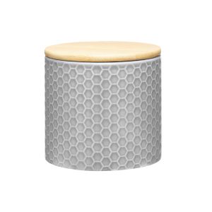 Pojemnik kuchenny Tuvo z bambusową pokrywką szary 670 ml 106592 Pojemnik kuchenny Tuvo z bambusową pokrywką szary 670 ml 106592